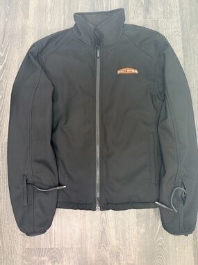 Harley Davidson Heated Riding Jacket Medium Black Motorcycle Coat Tested
